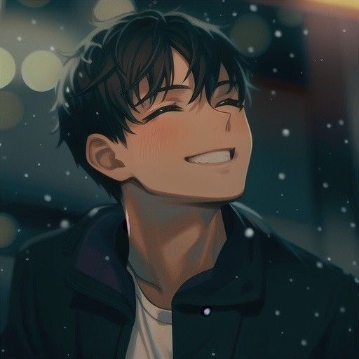 Ảnh avatar chibi nam lạnh lùng - cười tươi