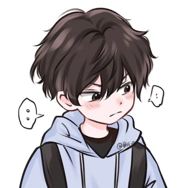 Ảnh avatar chibi nam lạnh lùng - Giận dỗi