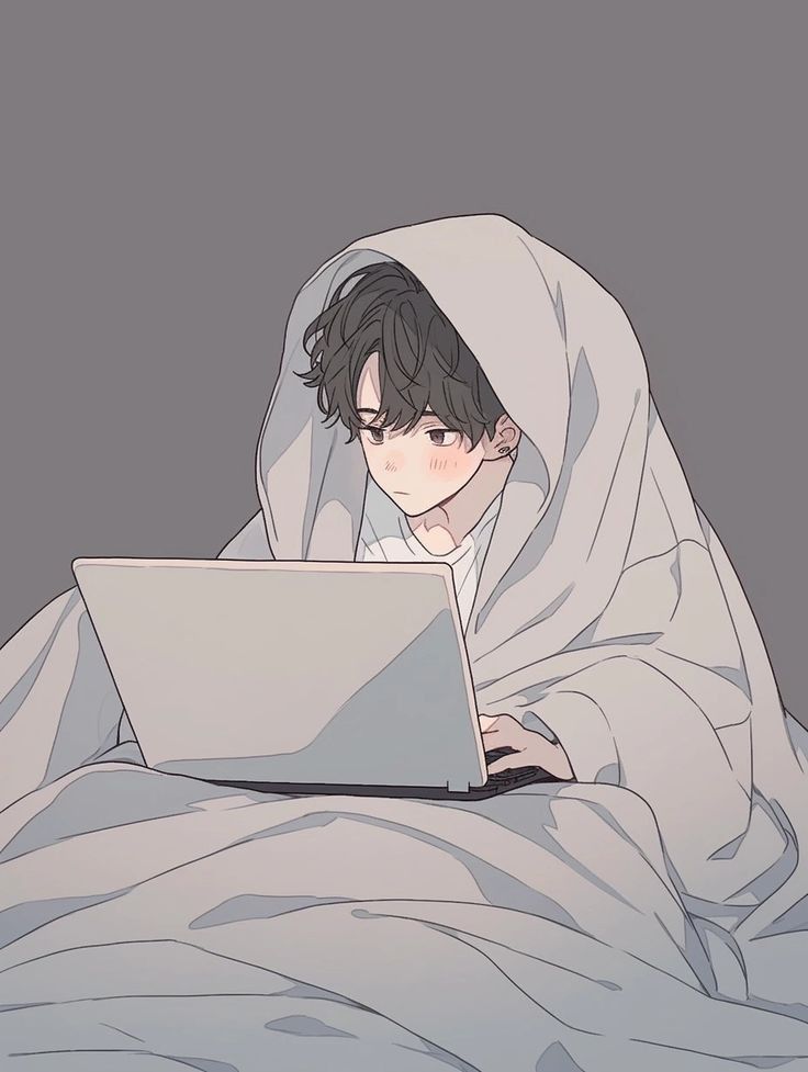 Ảnh avatar chibi nam lạnh lùng - mệt mỏi