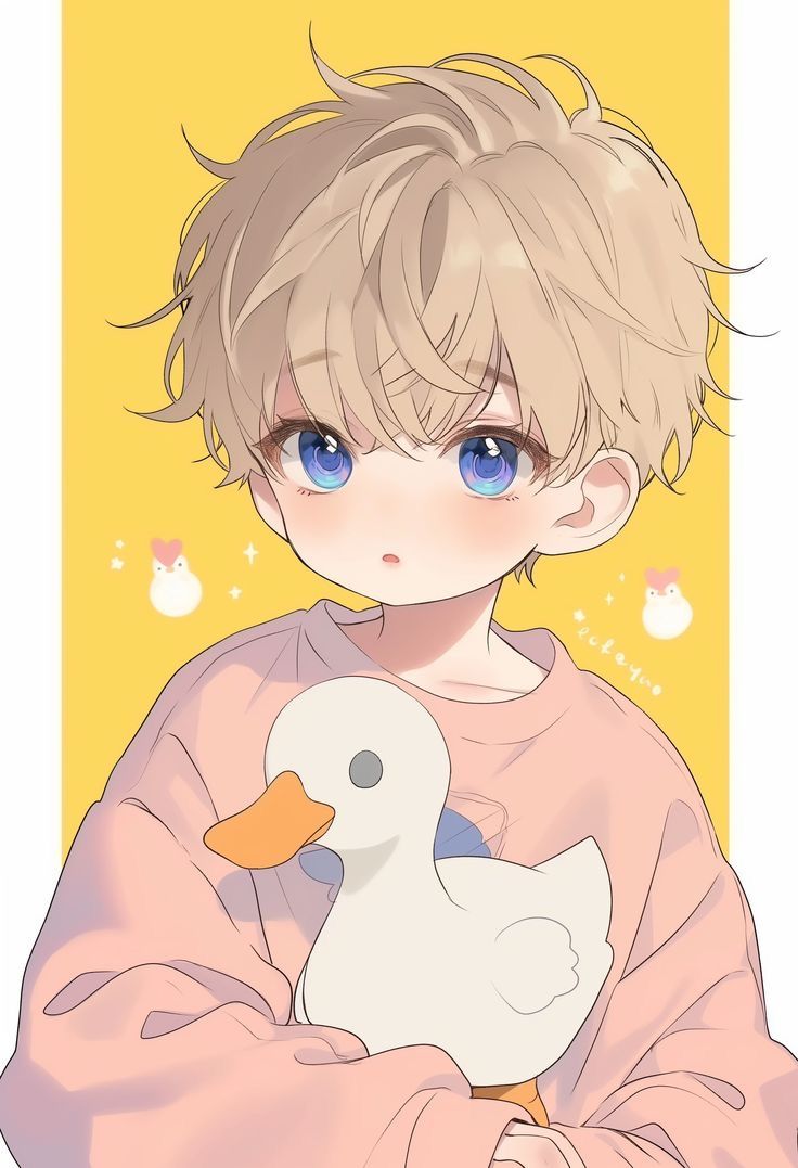 Ảnh avatar chibi nam lạnh lùng - Và bé vịt