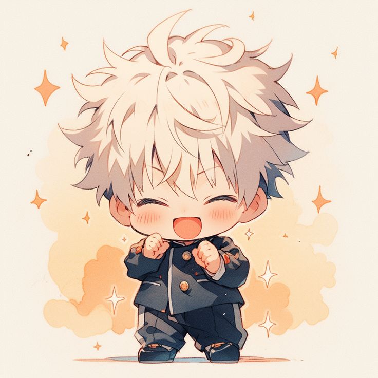 Ảnh avatar chibi nam lạnh lùng - vui vẻ
