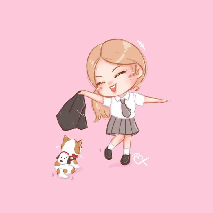 Ảnh Blackpink chibi - Rosé