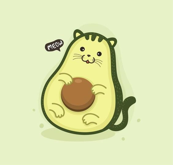 Avatar hình trái bơ chibi - bơ phiên bản 