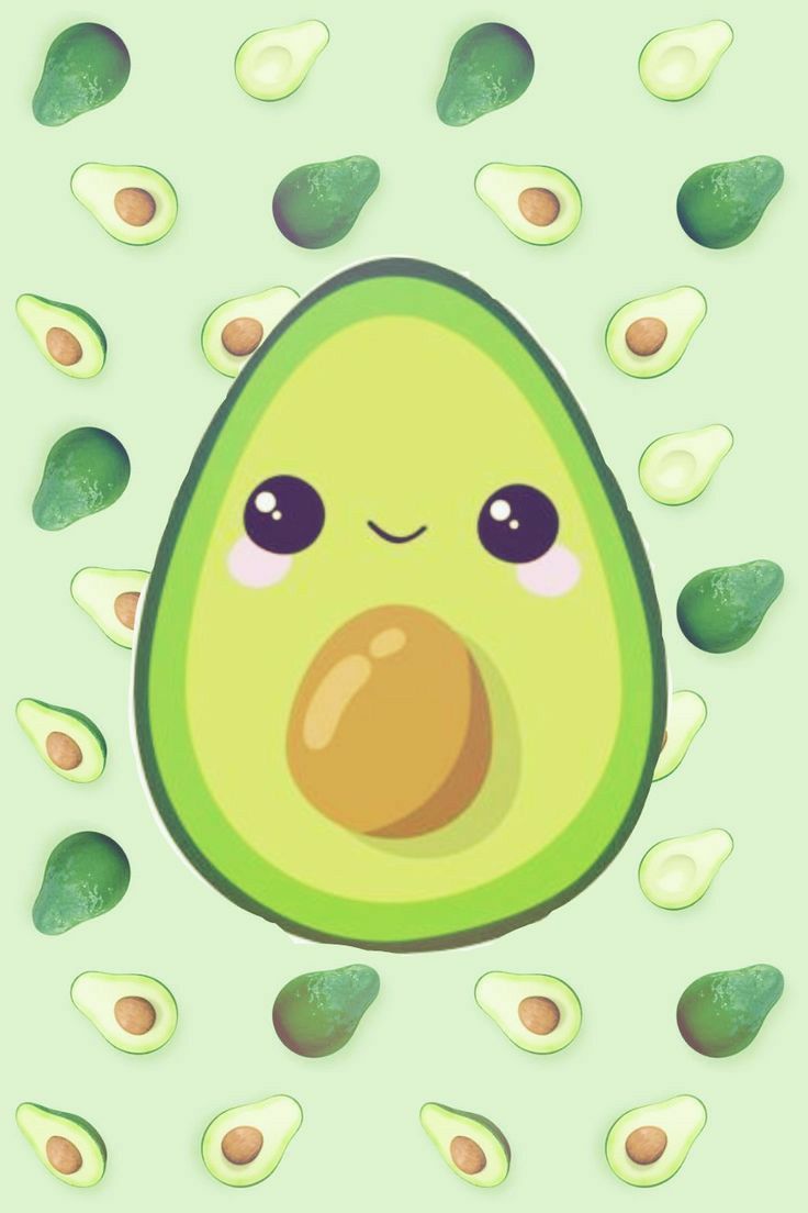 Avatar hình trái bơ chibi - xinh xắn