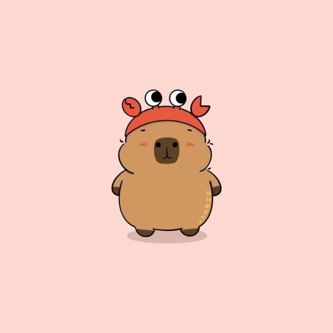 Capybara chibi - con cua