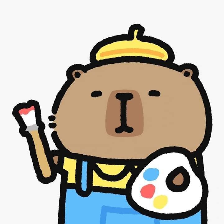 Capybara chibi - họa sĩ