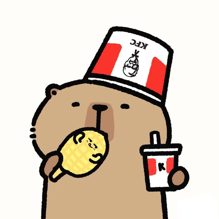 Capybara chibi - kfc