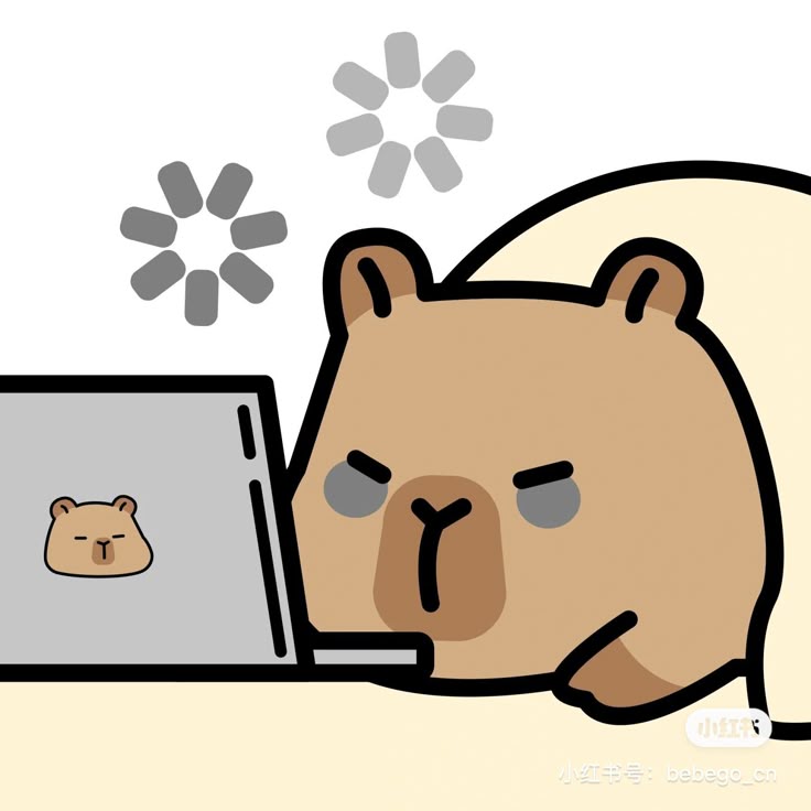Hình ảnh capybara cute - buồn ngủ