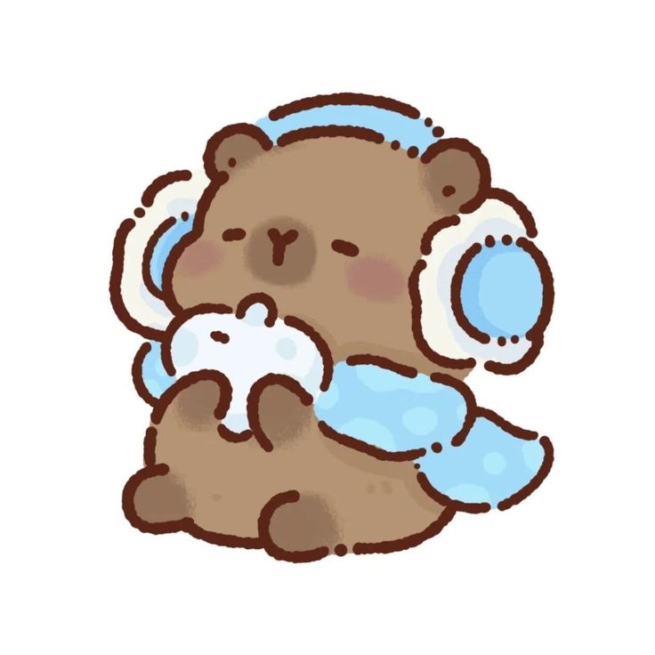 Hình ảnh capybara cute - lạnh