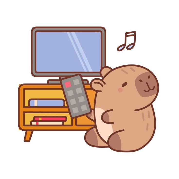 Hình ảnh capybara cute - nghe nhạc