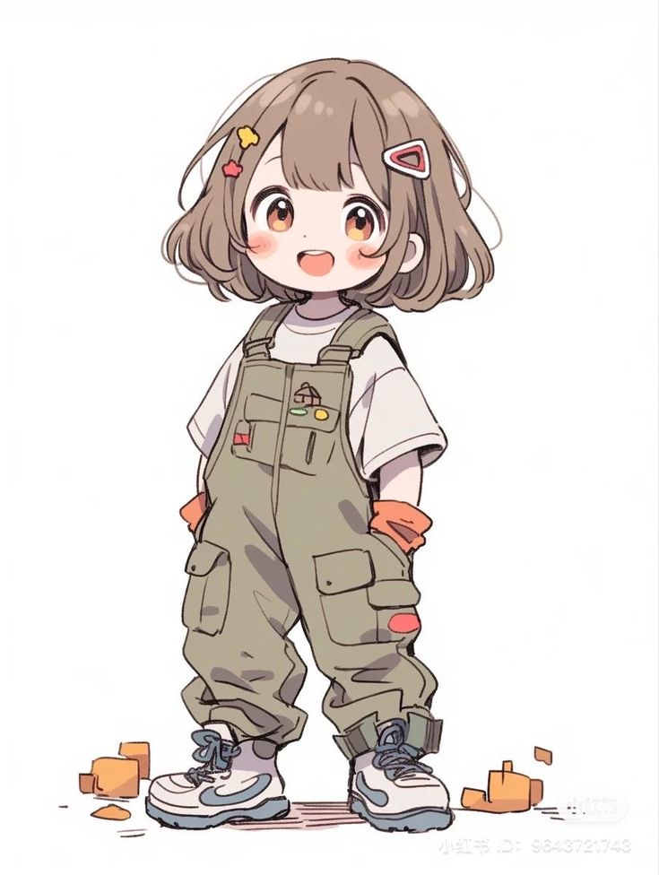 Hình ảnh chibi nữ cute - mặc yếm phong cách