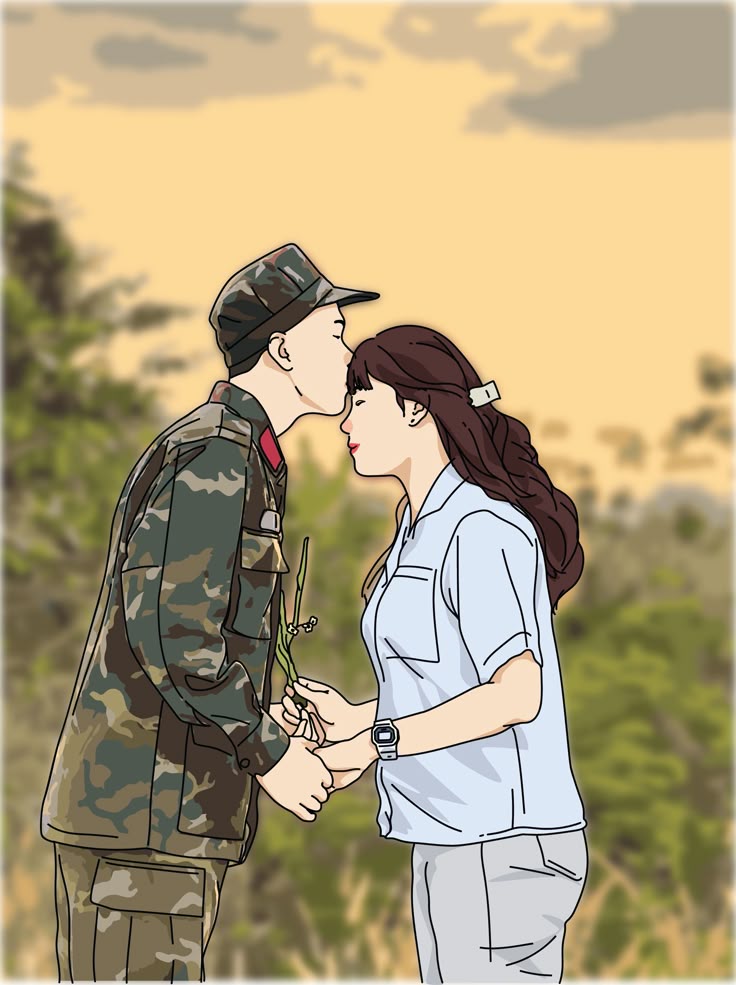 Hình ảnh chú bộ đội chibi - Chú bộ đội và hậu phương