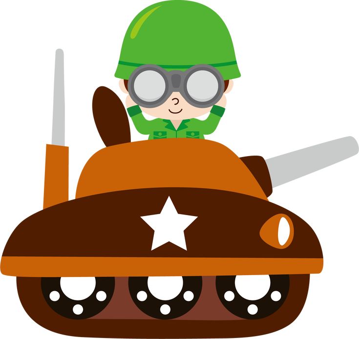 Hình ảnh chú bộ đội chibi - đi xe tăng