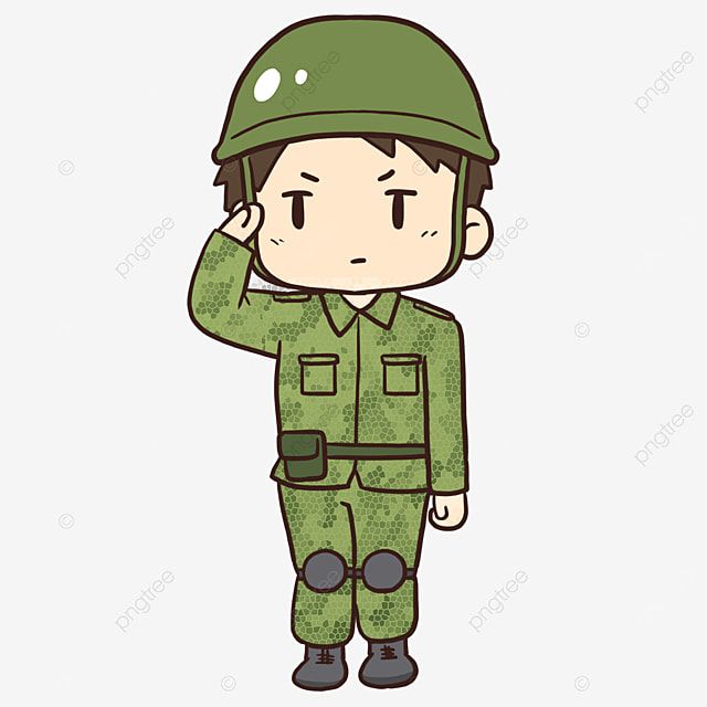 Hình ảnh chú bộ đội chibi - hài hước