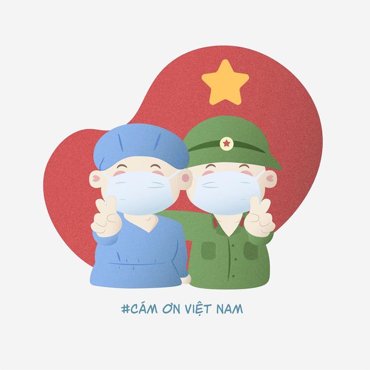 Hình ảnh chú bộ đội chibi - hỗ trợ mùa dịch