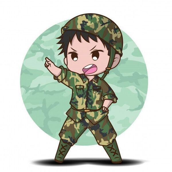Hình ảnh chú bộ đội chibi - ngộ nghĩnh