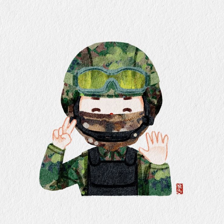 Hình ảnh chú bộ đội chibi - tạo 
