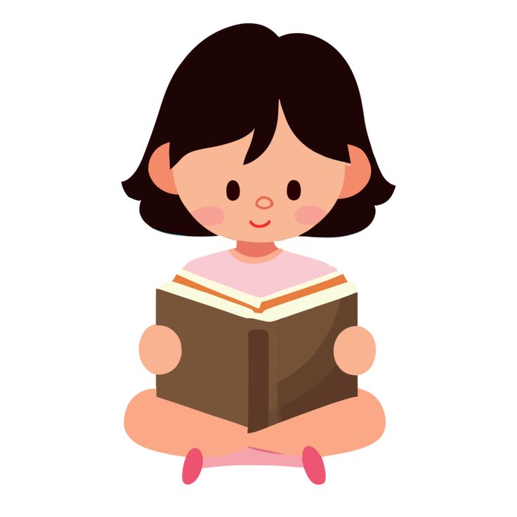 Hình ảnh học sinh chibi cute - đọc sách
