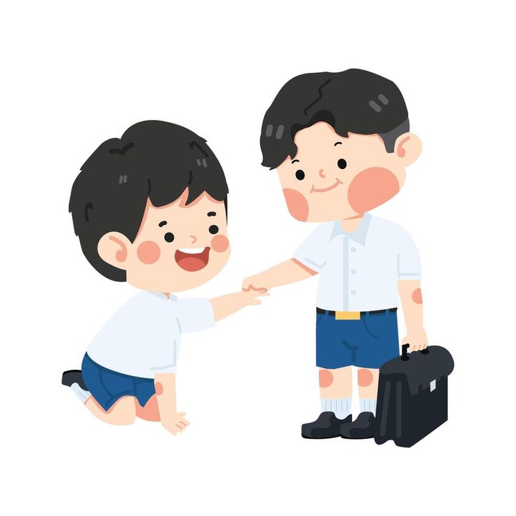 Hình ảnh học sinh chibi cute - giúp đỡ bạn