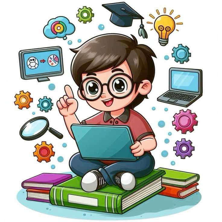 Hình ảnh học sinh chibi cute - hành trình học hỏi