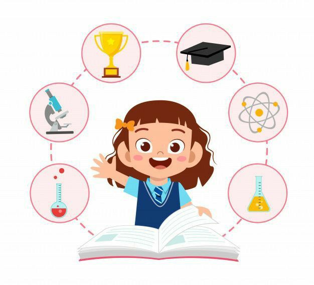 Hình ảnh học sinh chibi cute - học cùng bé