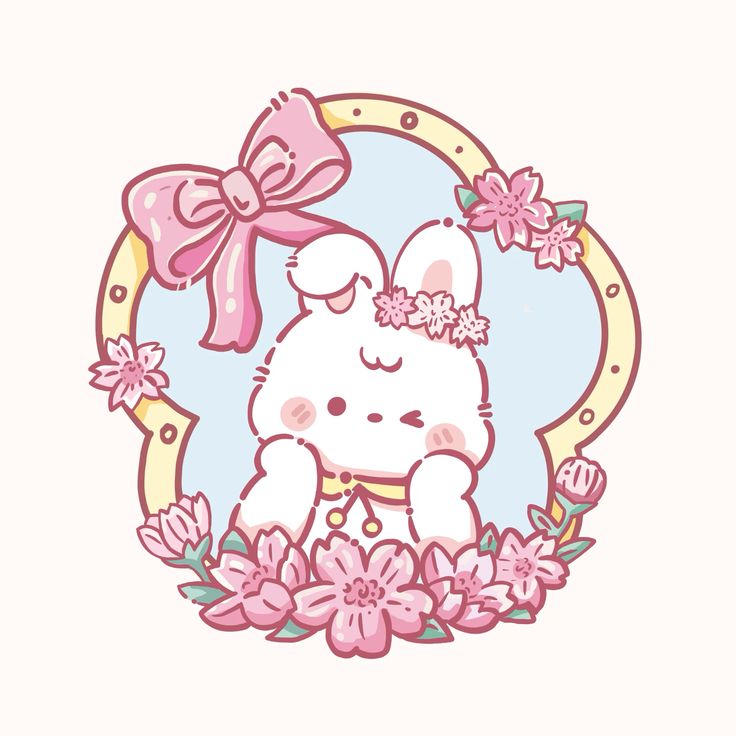 Hình ảnh thỏ chibi cute - siêu xinh