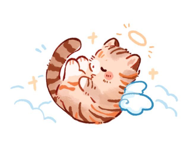 Hình nền mèo chibi - bé mèo thiên thần