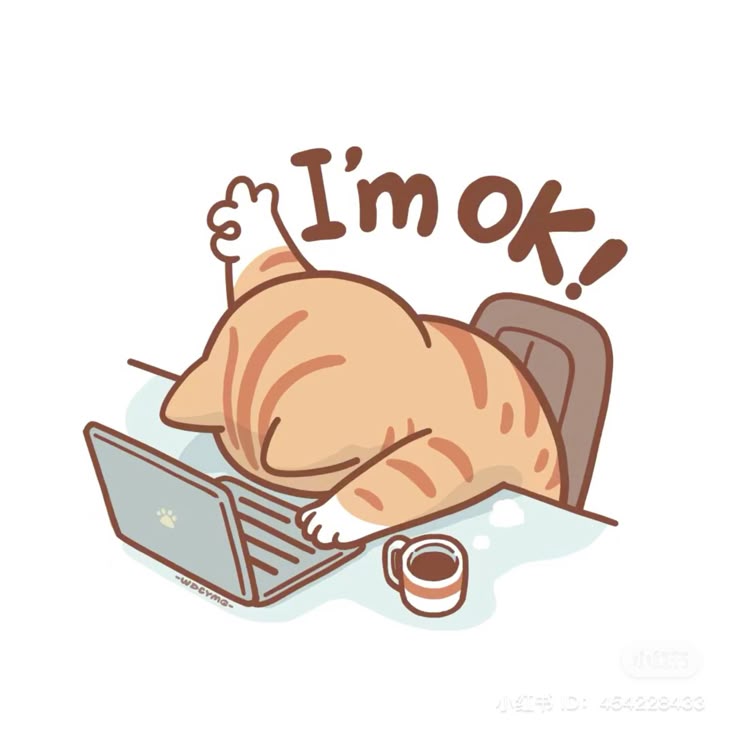 Hình nền mèo chibi - meme đáng yêu