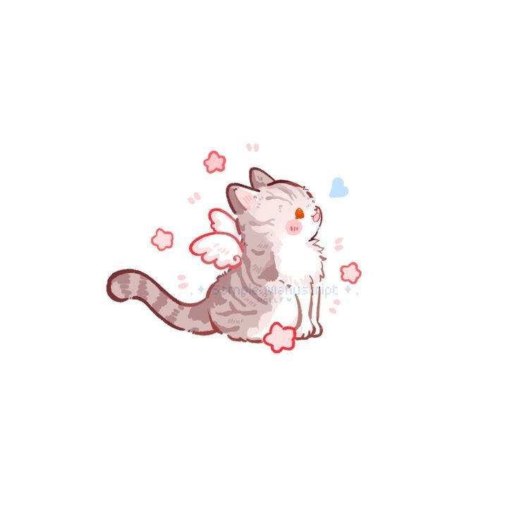Hình nền mèo chibi - nàng tiên mèo