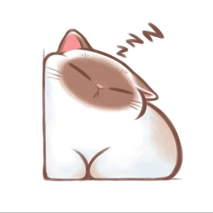 Hình nền mèo chibi - ngủ