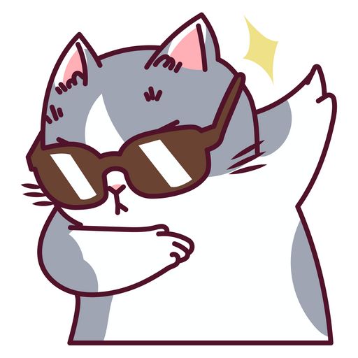 Hình nền mèo chibi - siêu ngầu