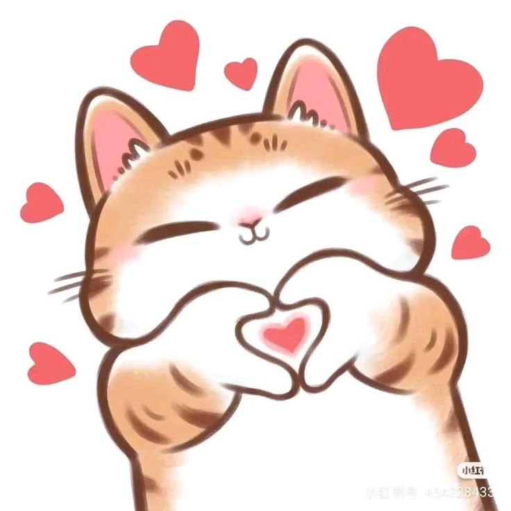 Hình nền mèo chibi - siêu xinh