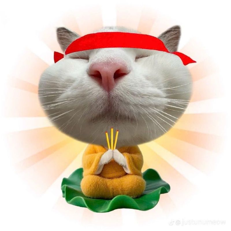 Ảnh meme hài ngồi thiền