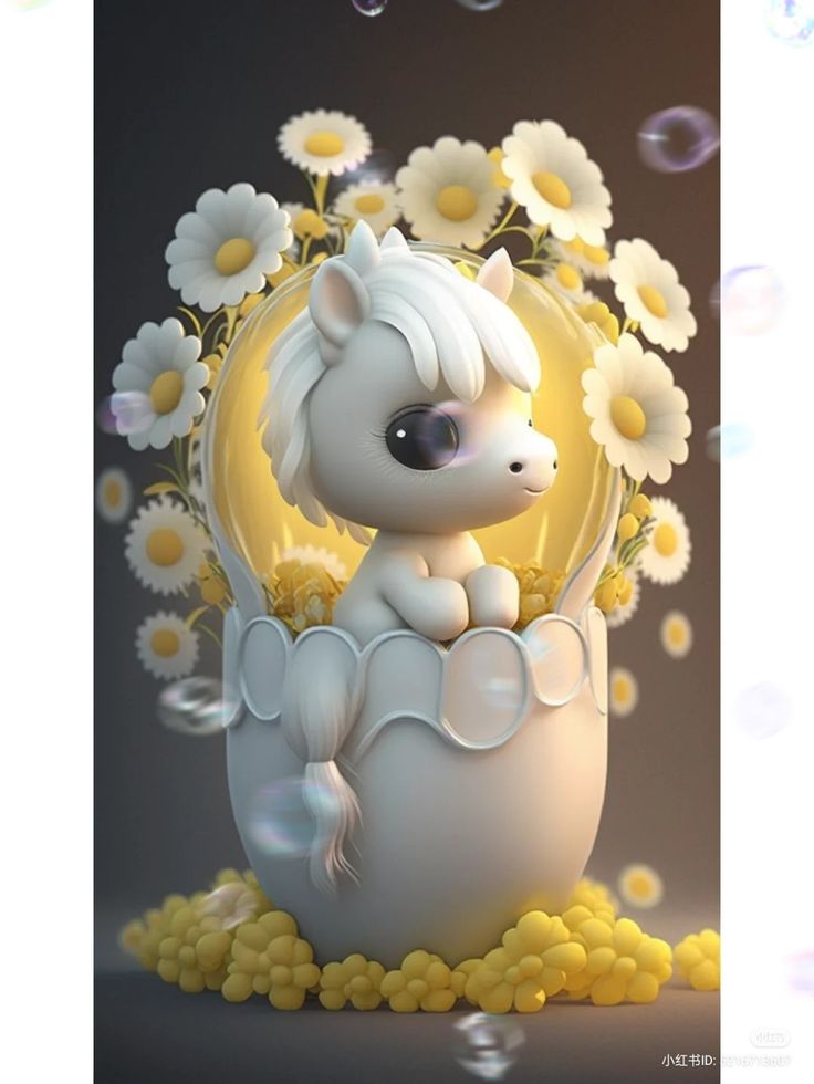 Bộ sưu tập hình ảnh 12 con giáp chibi - ngựa xinh xắn