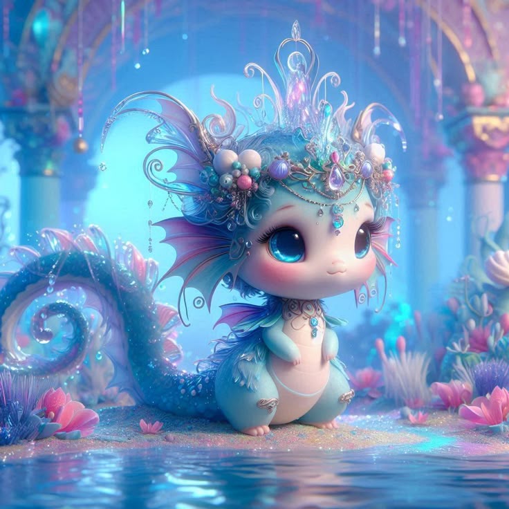 Bộ sưu tập hình ảnh 12 con giáp chibi - Rồng xanh