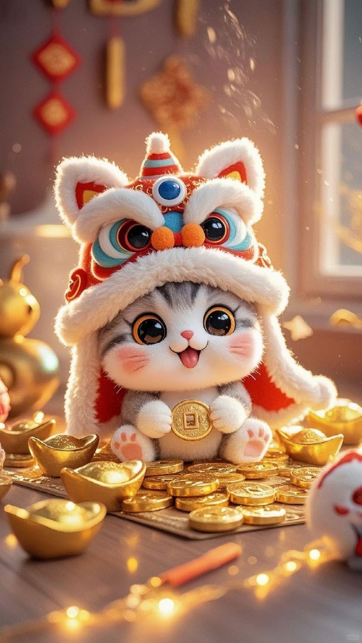 Bộ sưu tập hình ảnh 12 con giáp chibi - tuổi mèo 