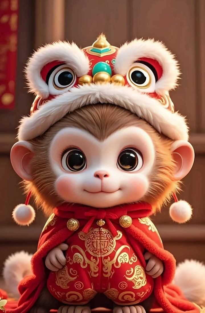 Bộ sưu tập hình ảnh 12 con giáp chibi - tuổi Thân