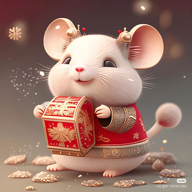 Bộ sưu tập hình ảnh 12 con giáp chibi - Tuổi Tý 
