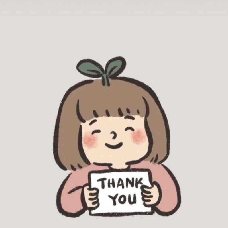 Cảm ơn meme cười xinh