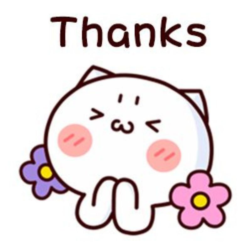 Meme cảm ơn mèo cute hài hước