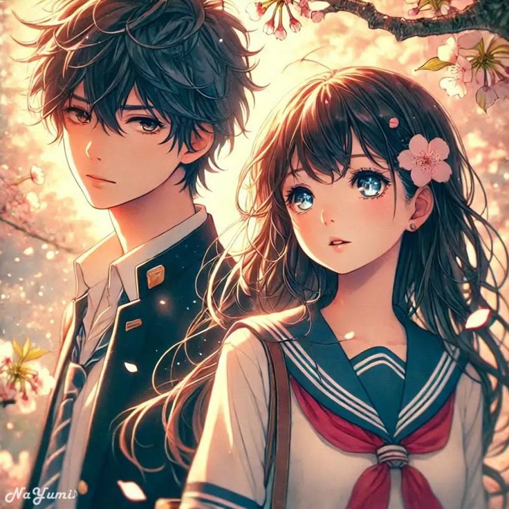 Hình ảnh cặp đôi chibi cute - thơ mộng 