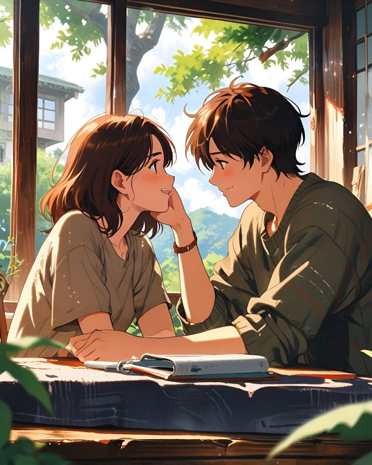 Hình ảnh cặp đôi chibi cute - tình cảm 