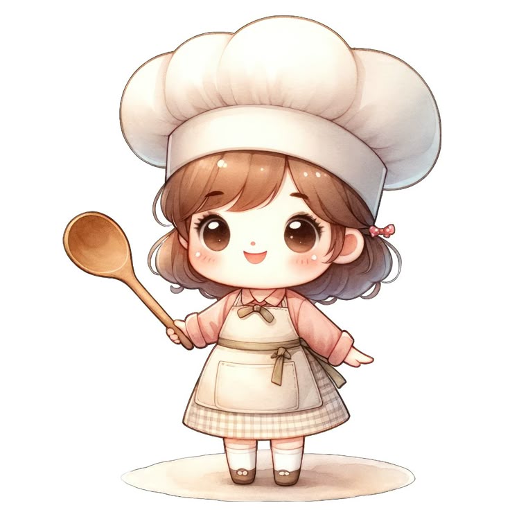Hình ảnh chibi đầu bếp ngộ nghĩnh - siêu cưng