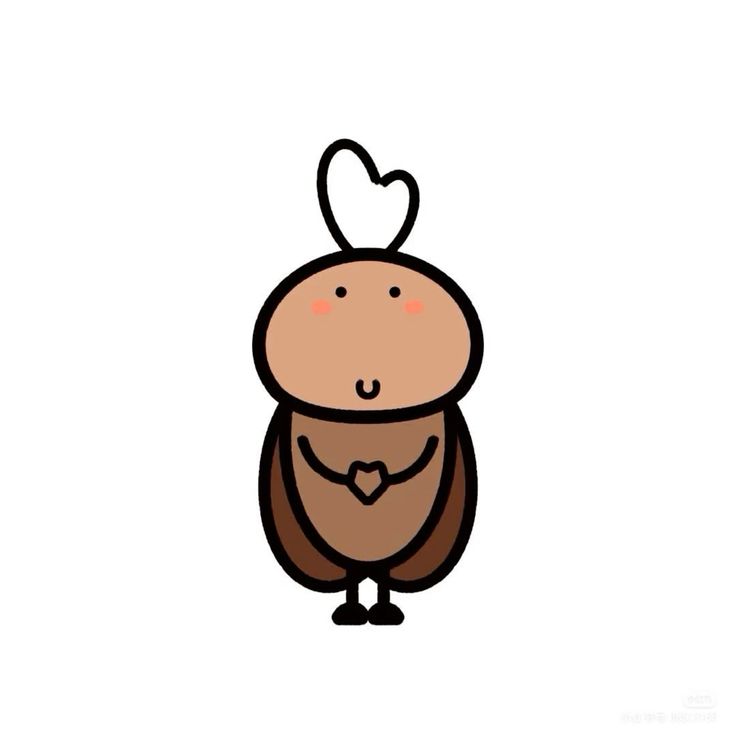 Hình ảnh chibi động vật cute - Gián hài hước