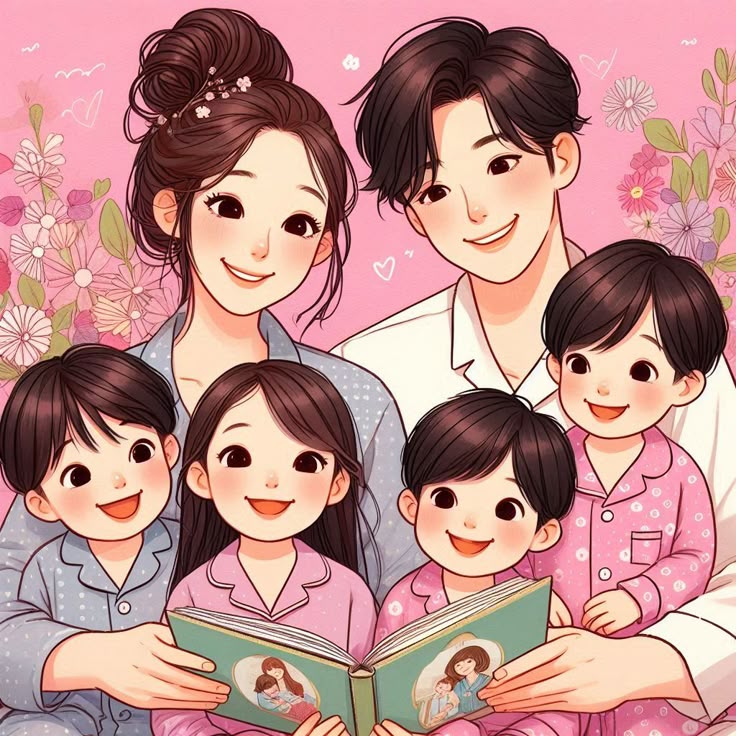 Hình ảnh chibi gia đình - đọc truyện 