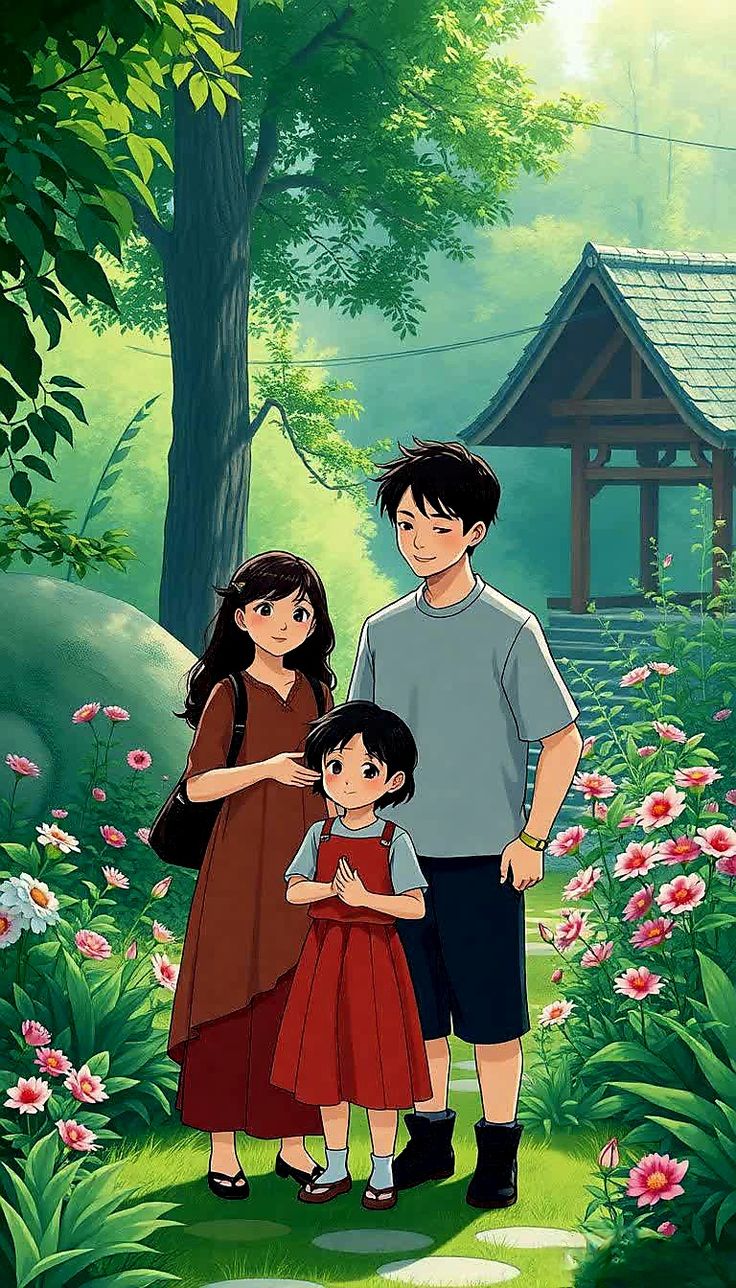 Hình ảnh chibi gia đình - siêu cưng 