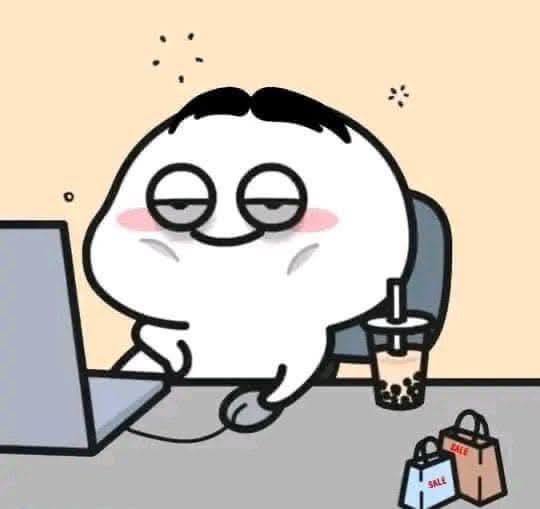 Hình ảnh chibi mệt mỏi cute - Làm việc mệt mỏi