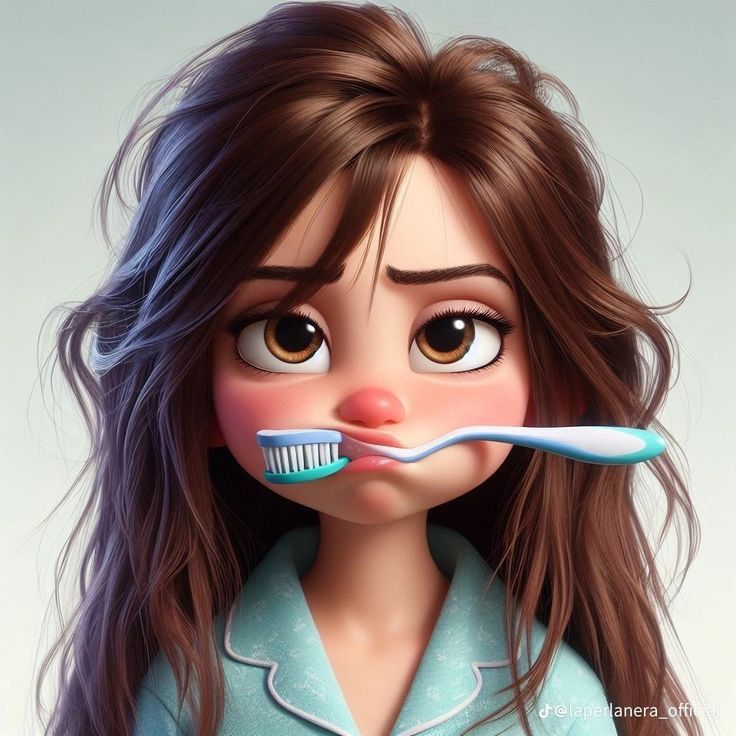 Hình ảnh chibi mệt mỏi cute - thức dậy