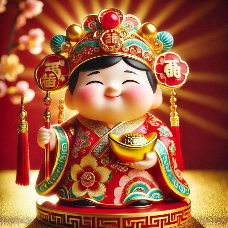 Hình ảnh chibi thần tài siêu đáng yêu - Cute 