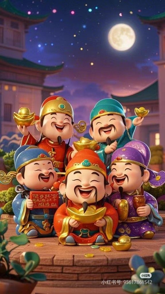 Hình ảnh chibi thần tài siêu đáng yêu - Mang lại may măn 